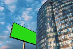 billboard green scre