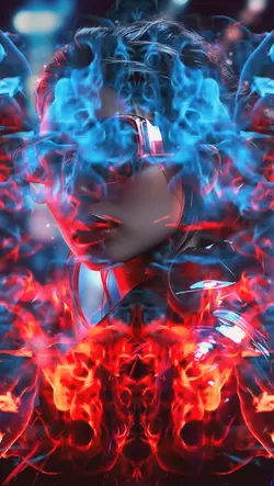 Top Intro Fire Blue