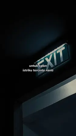 untuk calon istriku