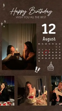 HBD 12 AUGUST 2026