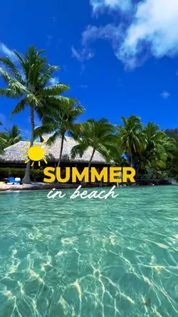Summer in beach