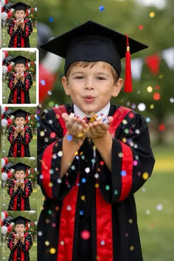 Graduación de niños 