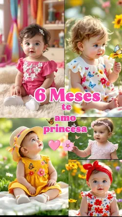 feliz 6 meses