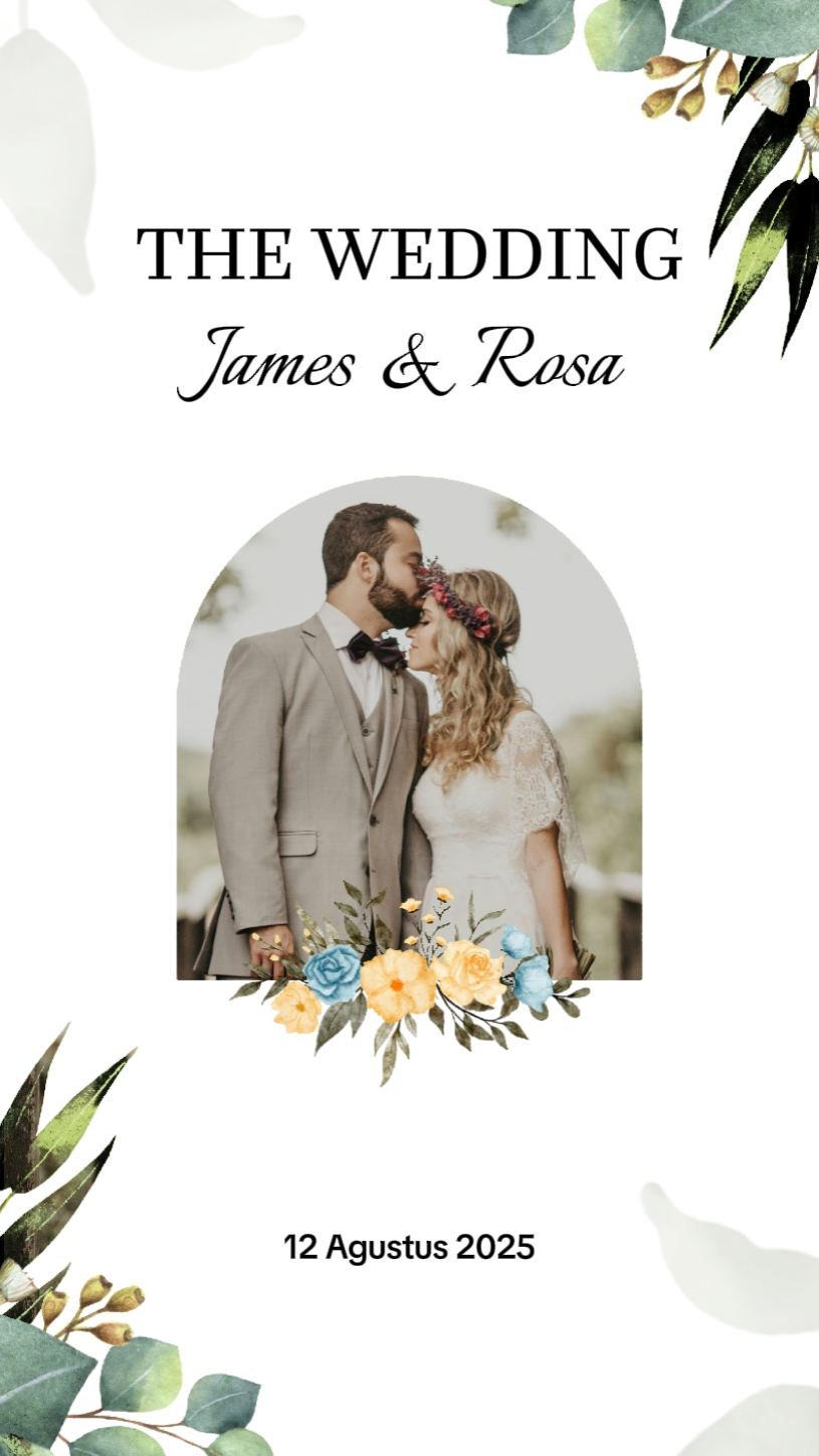 Invitación de impresión de aniversario de bodas - Pippit, image size:815x1448