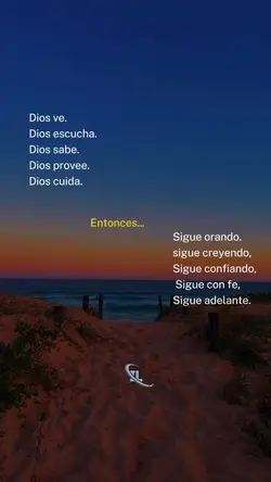 Dios ve sigue con FE