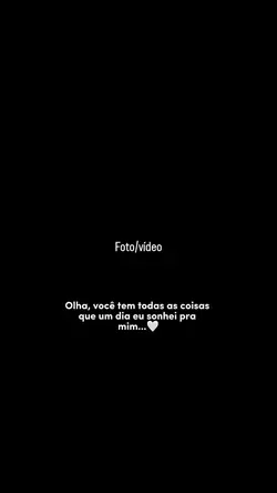 você tem..