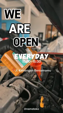 We are open