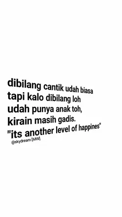 kirain masih gadis