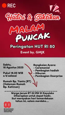 Puncak HUT RI