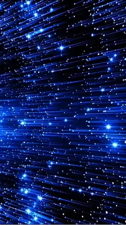 Blue starry sky
