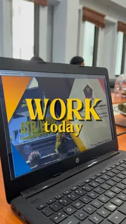 vlog work today
