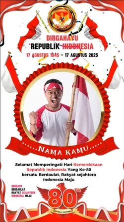 HUT RI ke 80 Tahun