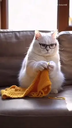 Cute ai cat video