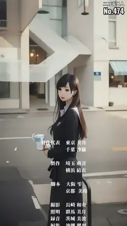映画のエンドロール風