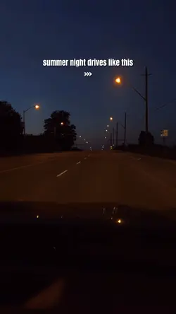 ☀️night drives >>>