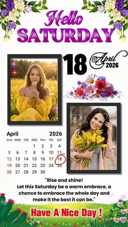 Saturday 18th April