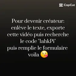 devenir créateur !