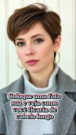 Efeito cabelo longo 