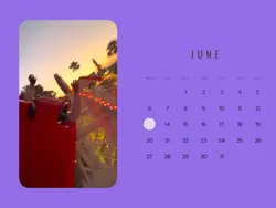 June Calendar