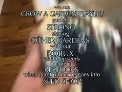grow a garden 💪