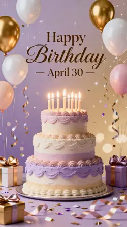 30th April birthday 