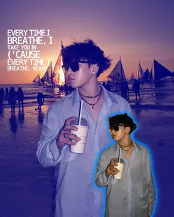 blue background