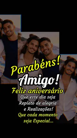 Parabéns Amigo 