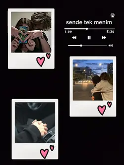 sende tek menim 