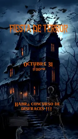Invitación halloween