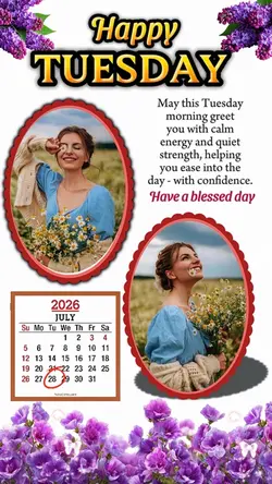 Tuesday 28 July 2026