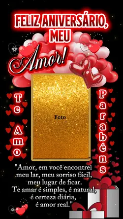 Aniversário, amor!