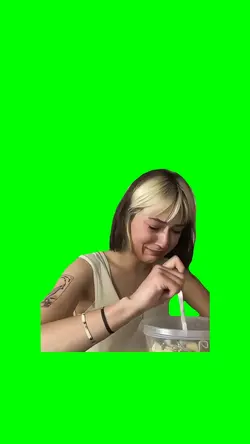 eating salad