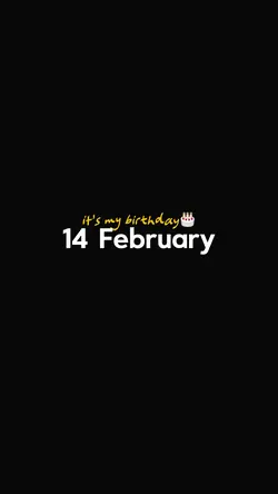 Birthday 14 February