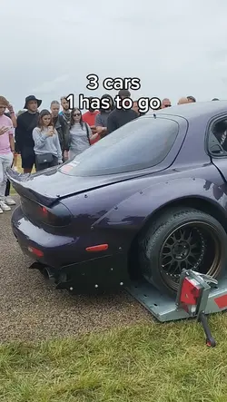 3 cars, 1 goes