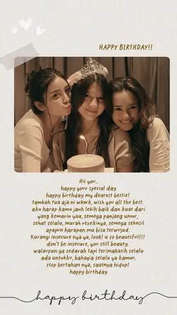 birthday to bestie