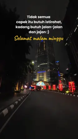 Selamat malam minggu