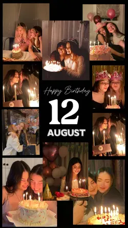 Birthday 12 August