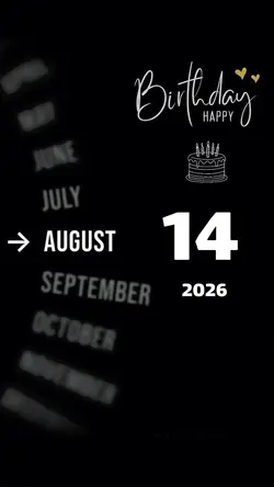 Hbd 14 August 2026