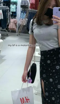 my bf is a motorbike