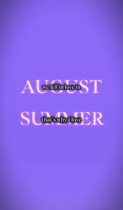 We fell in love 