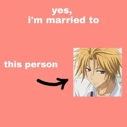 Yes, I’m married to