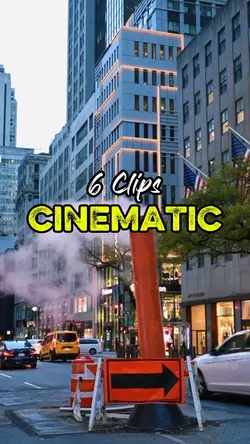 6 clips Cinematic
