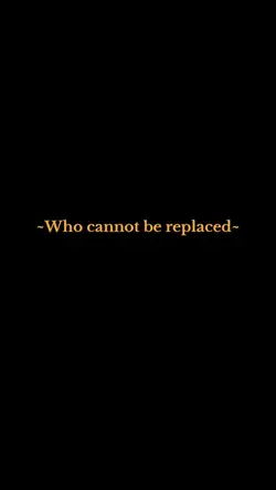 cannot be replaced
