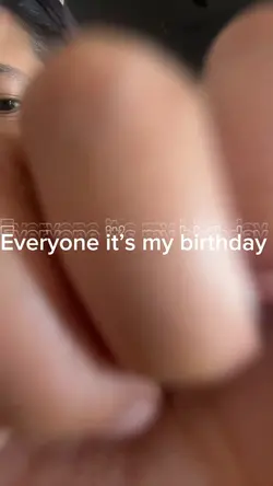 It’s my birthday 