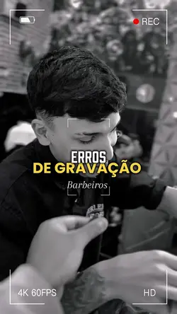 Erros de gravação 