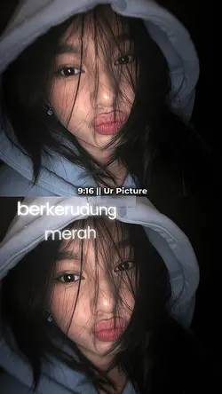 berkerudung merah