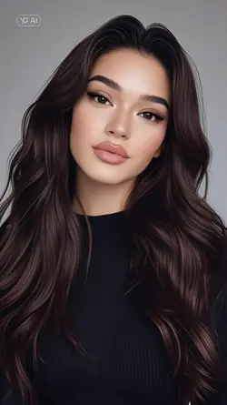 Dark Brown Hair AI