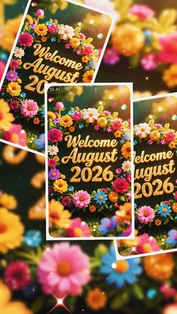 Welcome August 2026