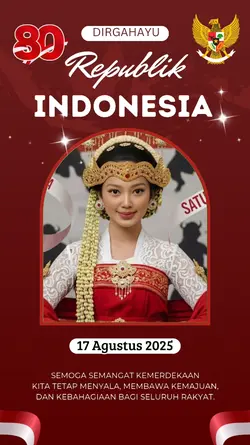 twibbon HUT RI 