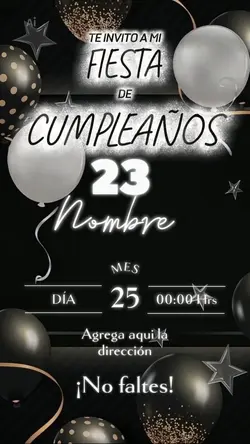 Invitación cumpleaño